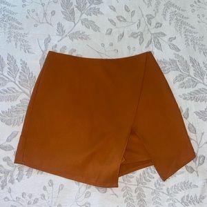 Blue Blush Burnt Orange Skort